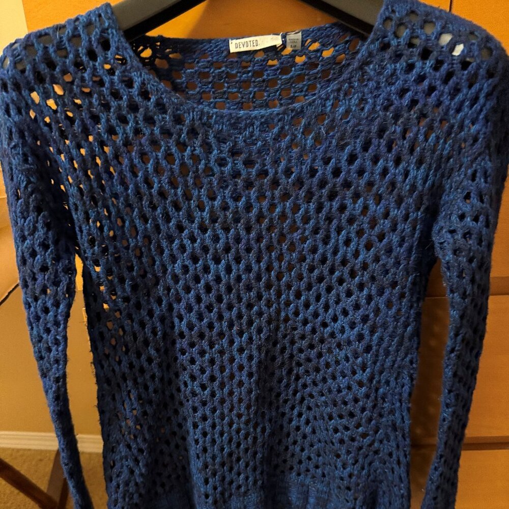 Devoted loose weave sweater